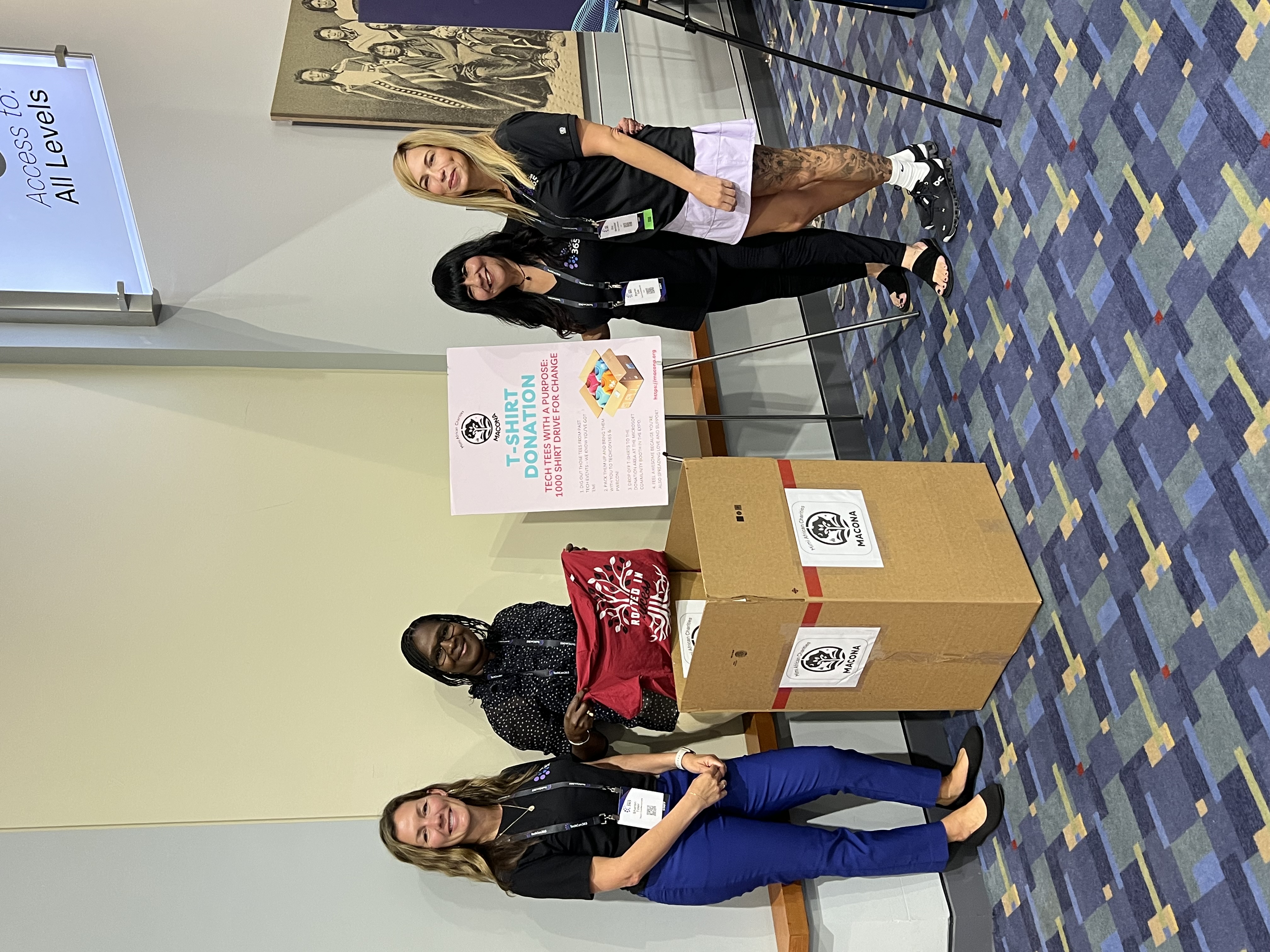 Mimi with the TechCon DC conference organizers
