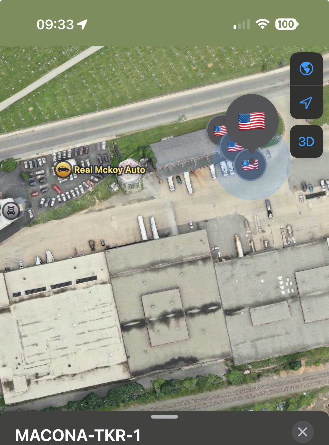 All 4 trackers active at Philly drop-off, March 2025